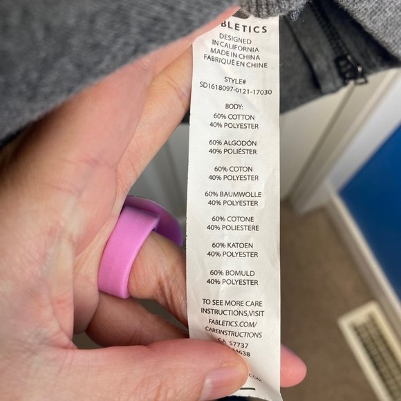 Fabletics Elena Sweater 3/4 Sleeve Dress in Grey Size Small - Picture 9 of 11